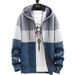 Men's Clothing Sweater Jacket Autumn And Winter Hooded Casual Loose Sweater Thick Handsome Jacket_viptrois.com