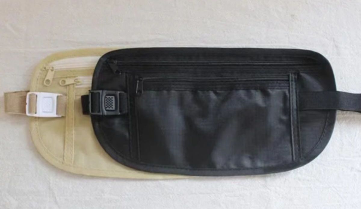 Anti-theft Fanny Pack Close-fitting Invisible Anti-theft Overseas Travel Sports Passport Bag Travel Travel New Men's And Women's Wallets_viptrois.com