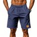 Men's Premium Linen Shorts – Ultra-Breathable 5" Summer Shorts With Relaxed Fit & Quick-Dry Fabric – Versatile For Beach, Gym & City Exploration_viptrois.com