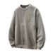 Men's Autumn And Winter Casual Loose Sweatshirt Round Neck Long Sleeve Trendy Top Autumn And Winter New Clothes_viptrois.com