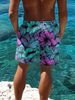 Unbeatable Quality M's Plus Size Fitness, Sports, Basketball, Versatile Shorts, Fashionable And Simple Printed Beach Surfing Shorts For_viptrois.com