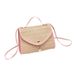 Women's Bags Straw Simple Bag Women's New Shoulder Bag Small Portable Commuting All Match Niche Women's Messenger Bag_viptrois.com