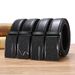 Men's Belt PU Frosted Automatic Buckle Casual Belt Litchi Pattern Business Belt Street Belt_viptrois.com