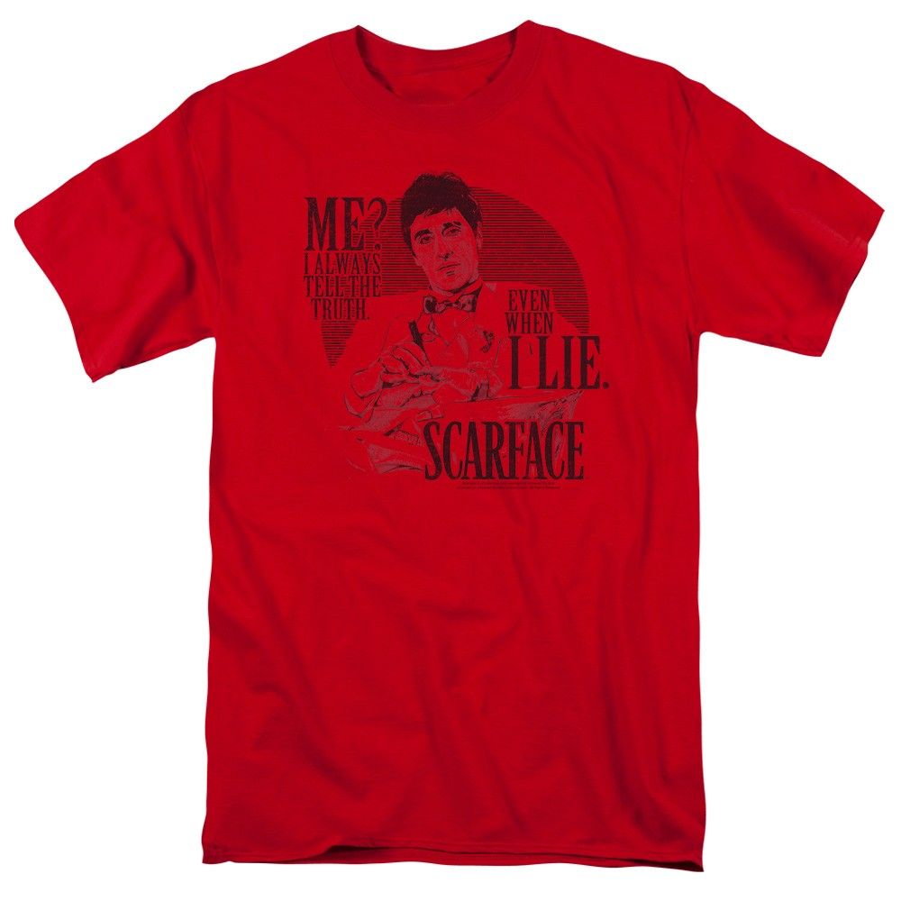Scarface Movie Tony Montana Truth Licensed Adult T-Shirt Mens Womens Tees Top_viptrois.com