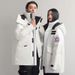 Men's & Women's Long Down Jacket With Hood, Waterproof Winter Coat, 600FP White Duck Feather, Windproof Parka For Extreme Cold -30℃_viptrois.com