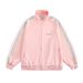 American Style Patchwork Colorful Three-Stripe Zipper Stand Collar Sweatshirt Jacket Spring Autumn Men's Trendy Brand_viptrois.com
