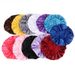 High elastic satin night cap beauty makeup hair care hat shower cap confinement hat wide brim headscarf female_viptrois.com