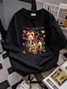 Sugar Skull Mexican Dachshund Bone Halloween Day Of Dead T-Shirt Graphic Stretched Summer Casual Designer Clothes Slightly Stylish Streetwear_viptrois.com