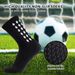 Shin Guard Football Sports Set With Glue On Football Socks, Long Socks, Shin Guards And Straps_viptrois.com