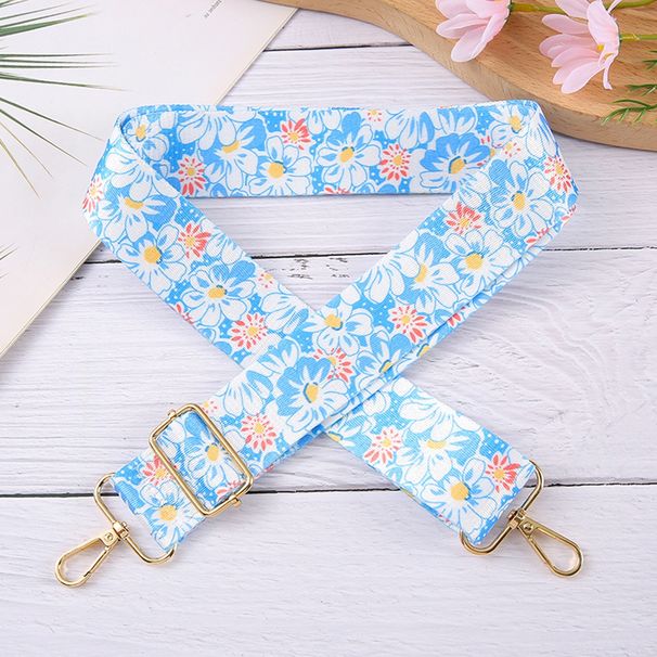 Bag Straps New Flower Striped Bag Shoulder Strap Accessories One Shoulder Crossbody Adjustable Long Shoulder Strap Hanging Strap_viptrois.com