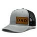 Unisex The DAD letters on the leather tag of the baseball cap are suitable for travel and wear_viptrois.com