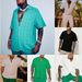 Men's Clothing Men's Summer Knitted Short Sleeved Boys' Loose T Shirts Street Fashion Brand Casual Tops For Men_viptrois.com