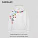 Vintage Graffiti Print Hooded Sweatshirt - Unisex Oversized Pullover With Heavyweight Cotton Fabric_viptrois.com