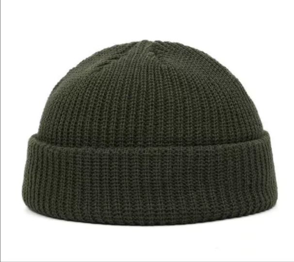 Hot Sale Men's/Women's Knitted Beanie Cap - Warm Thermal Winter Skullcap With Korean Style Short Brim For Outdoor Activities_viptrois.com
