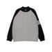 Pure Color-Block Stand Collar Striped Knit Men Spring Autumn Zipper Cardigan Sports Sweater American Casual Trendy Jacket_viptrois.com