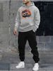 Men's Hip-hop Style 3d Digital Print Hoodie & Jogger Set - Casual Streetwear Outfit For Fall/Winter_viptrois.com