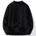 Solid Color Low-neck Men's Twisted Flower Warm Sweater Winter New Youth Crew Neck Cashmere Knitted Bottoming Shirt_viptrois.com