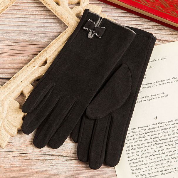 mead velvet winter women's warm gloves non-reverse velvet light and velvet plus velvet driving_viptrois.com