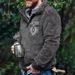 Men's Fleece Pullover Sweater – Soft Brushed Flannel-Lined Hoodless Crewneck With Button Pockets (S-XXL, Custom Print Options Available)_viptrois.com