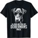 Dogs Are Cool But Dobermans Rule Funny T-Shirt Mens Womens Tees Top Classic T-Shirt Mens Womens Tees Top_viptrois.com