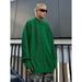 Loom American High Street Loose Green Fashionable Zipper Stand Collar Jacket For Men 2021 New Winter Knitted Sweater Ins_viptrois.com