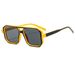 Men's Sunglasses Contrast Color Double Beam Rivet Sunglasses For Men European And American Personality All Match Glasses Sports Candy Color Sunglasses_viptrois.com