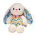 Cute Soft Striped Rabbit Doll Plush Toy Little White Rabbit Doll Children's Ragdoll Easter Gift_viptrois.com