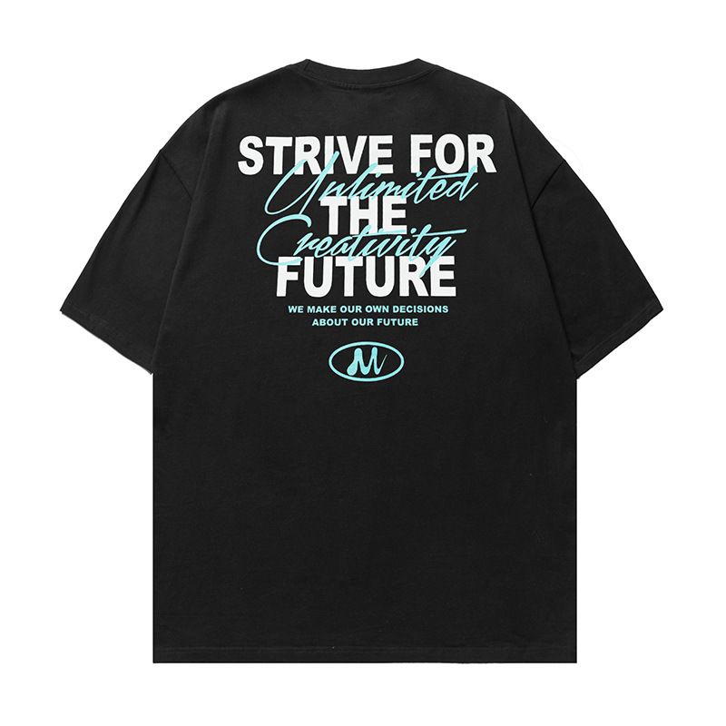 Men's Clothing Printed Loose Street Retro Casual Short Sleeved T Shirt_viptrois.com