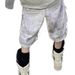 Men's Clothing High Street Dirty Workwear Denim Knee Length Shorts Niche All Match Trendy Loose Straight Leg Cropped Trousers_viptrois.com