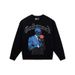 Trendy Brand Skull Rose Heavy Cotton Unisex High Street Crew Neck Long Sleeve Sweatshirt_viptrois.com