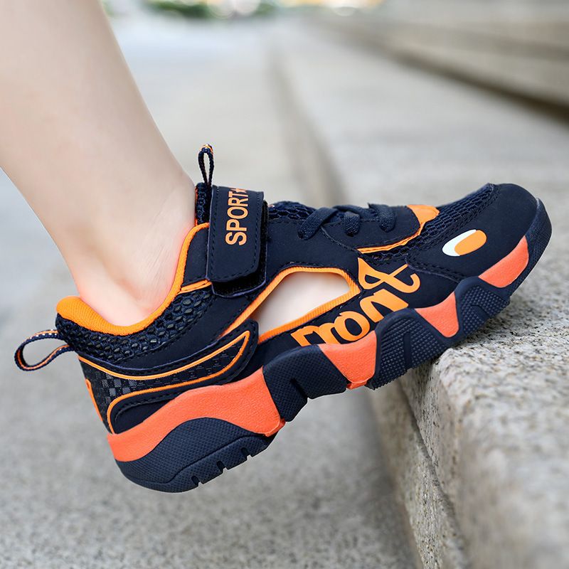 Kids’ Shoes Boys frame shoes summer new breathable children's sports shoes boys closed toe sandals medium and large children's shoes trendy_viptrois.com