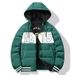 Autumn And Winter New Cotton Clothes Men's Youth Trend Hooded Loose Warm Cold Thickened Double-sided Coat Men_viptrois.com