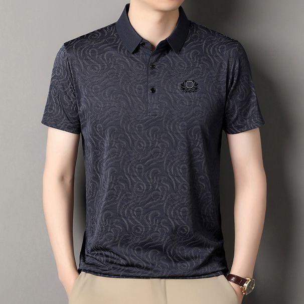 Men's Clothing Hot Sale Summer New Style Polo Shirt Men's Business T Shirt Men's Fashion Lapel Short Sleeve Loose Casual Top_viptrois.com