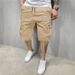 Men's Cargo Shorts Summer Lightweight Casual Multi-Pocket Straight Leg 5-Inch Inseam Breathable Quick-Dry Utility Shorts_viptrois.com