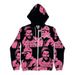 Men's Clothing Retro Long Sleeve Loose Pattern Hoodie Harajuku Hip Hop Sports Large Size Casual Zipper Sweater High Weight_viptrois.com
