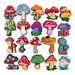 Lovely Mushroom Series Shoe Flower Decoration Buckle Personality Everything Soft Rubber Shoes Accessories Accessories_viptrois.com
