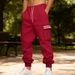 Men's Clothing Men's Heavyweight Fleece-Lined Cargo Pants - Winter Casual Streetwear Outdoor Work Pants With Multi-Pockets, Comfort Fit, 11 Colors_viptrois.com