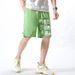 Men's Clothing Men's Summer Work Shorts Men's Youth Casual Letter Print Shorts Men's Japanese Style Trendy Shorts Men_viptrois.com