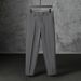 Men's Summer Ice Silk Dress Pants – Slim Fit Straight Leg Business Casual Trousers (Wrinkle-Resistant, Breathable Polyester)_viptrois.com