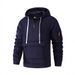 Autumn And Winter Men's Sweatshirt Pocket Design Casual Hooded Arm Zipper Pullover Sweatshirt_viptrois.com