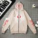 Men's Clothing 2025 Trend New Arrivals Gothic Style Spider Print Cardigan Full Zip Sweater Men's Autumn And Winter Tops Jacket Men's Hat_viptrois.com