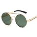 Punk Retro Round Frame Sunglasses - Exquisite Spring Temple Design Fashion Sunglasses For Women_viptrois.com