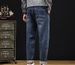 Factory Direct Supply Autumn And Winter New Elastic Waist Sports Harlan Pants Men's High-quality Heavy Industry Large-size Denim Trousers Men's_viptrois.com