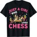 T-shirtt-shirtchess Game Lover Just A Girl Who Loves Chess G_viptrois.com