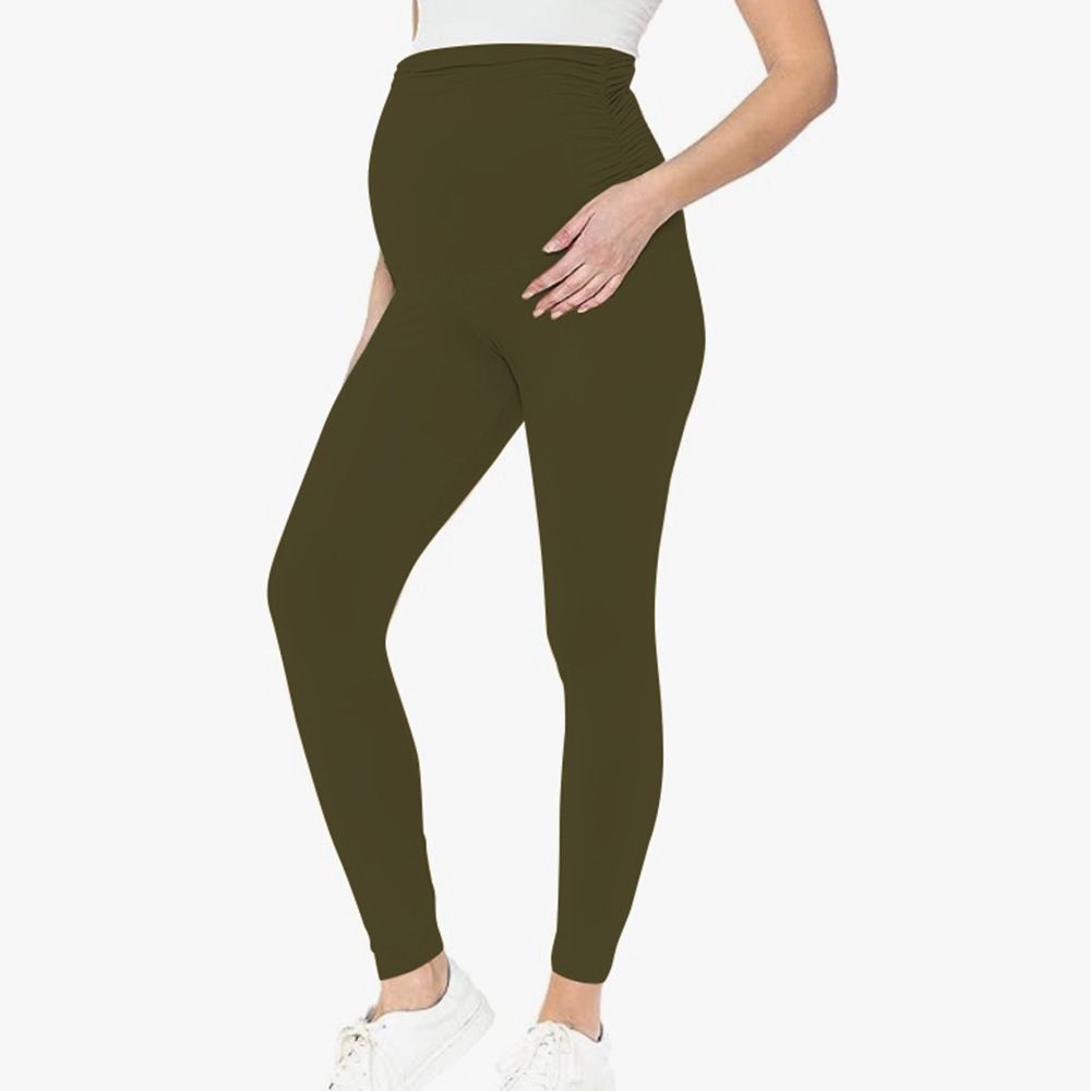 New Maternity Pants Yoga Pants Women's Sports Pants Elastic Elastic Belly Support Pants Cross Border Maternity Pants 8 Colors_viptrois.com