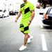 Men's Casual 2-Piece Set - Breathable Gym T-Shirt & Athletic Shorts For Summer Workouts And Street Style_viptrois.com
