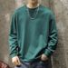 260g Heavyweight White Long Sleeve T-Shirt Base Shirt Spring And Autumn Inner Wear Men's Round Neck Sweatshirt_viptrois.com