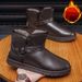 SHLIANG New Men's Snow Boots Casual Outdoor Cotton Shoes High Tops Walking Keep Warm Mans Boot Non-slip Male Footwear New Style X0085_viptrois.com