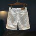 Men's Clothing Denim Shorts Men's Summer Thin Breathable Straight Pants Versatile Washed Casual Shorts_viptrois.com