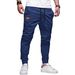 Youth Casual Workwear Jogger Pants – Solid Color, Comfort Fit, Stylish & Versatile (Black/Light Gray/Dark Blue/Army Green/Khaki, S-XXXL)_viptrois.com
